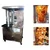 Commercial 35-45 Kg SS Cabinet Type Gas Operated Shawarma Machine With Tawa